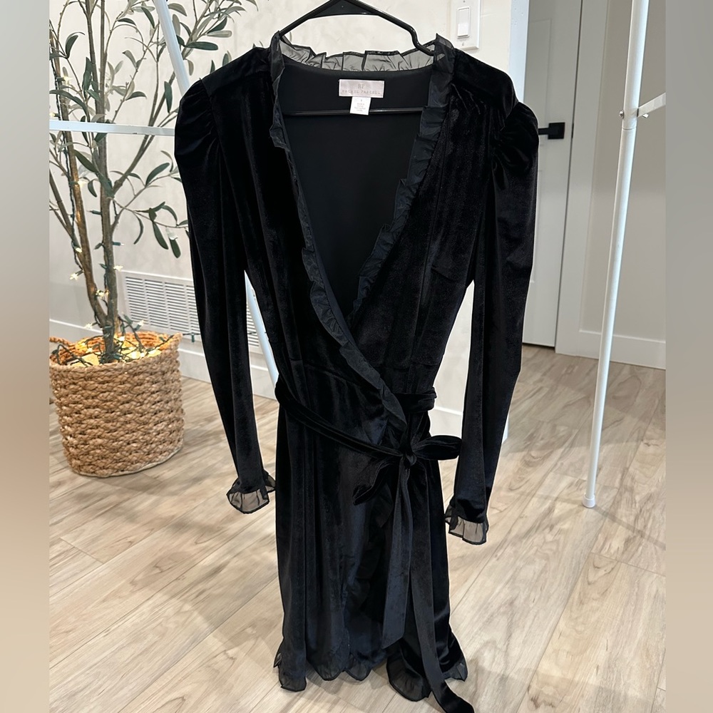 RACHEL PARCELL velvet wrap dress